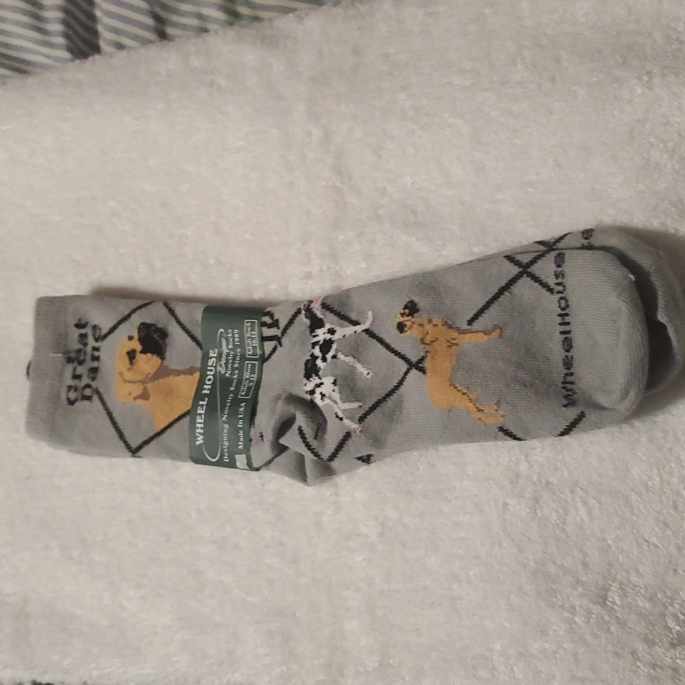 Great Dane Wheel House Novelty Socks
